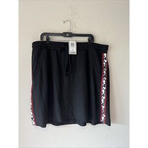 Disney Torrid Mickey Head Aline Skirt Black Plus 2X New Pickleball Golf Preppy
